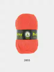 Оранжевый пряжа Vita Baby, 100% Акрил, 100 г, 400 м