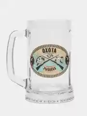 Кружка пивная "Охота и рыбалка", 0,5 л