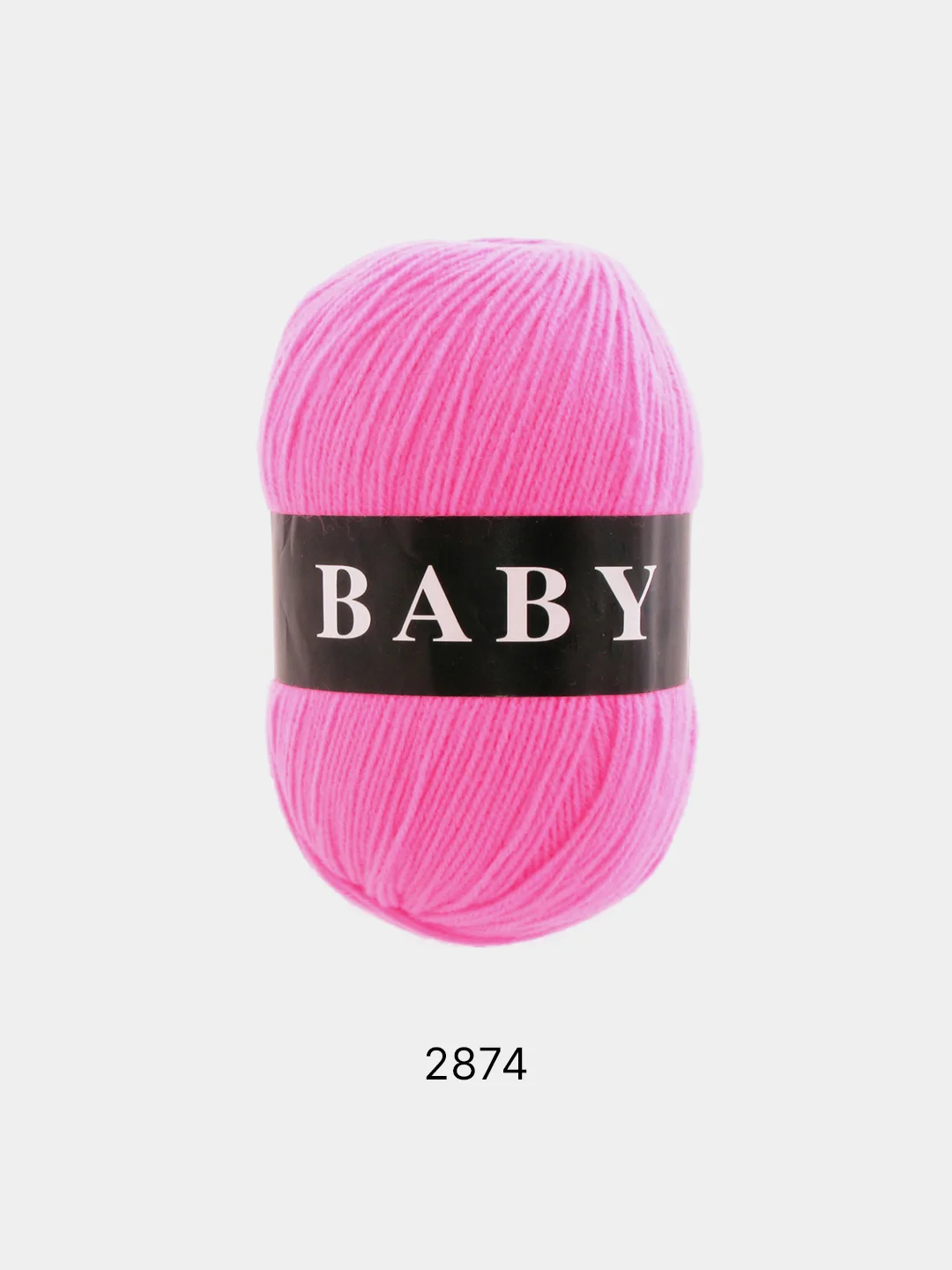 Тёмно-розовый пряжа Vita Baby, 100% Акрил, 100 г, 400 м