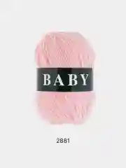 Пудровый пряжа Vita Baby, 100% Акрил, 100 г, 400 м