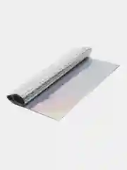 Серебряный скатерть одноразовая, 1,37*2,74