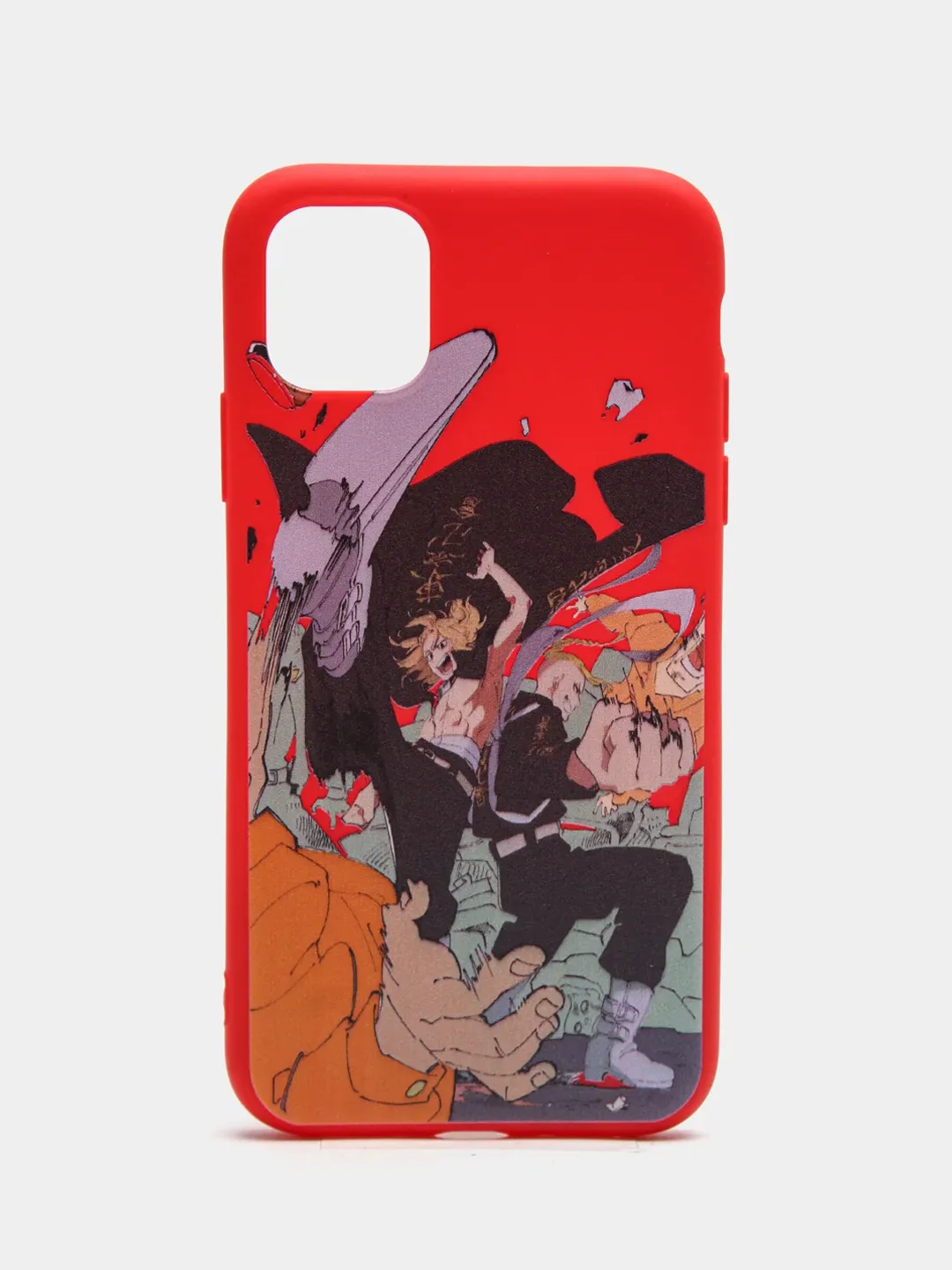 Бордовый чехол манга аниме "Токийские мстители" для iPhone 6/6s 7/8 Plus XR 11 XS