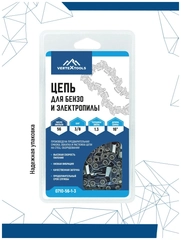 Цепь для электропилы и бензопилы VertexTools 16", 3/8, 1,3 мм, 56 звеньев