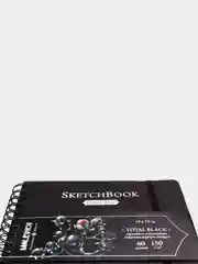 Скетчбук Малевичъ для графики Graf'Art, Total Black, 150 г/м, 19x19 см, 60л