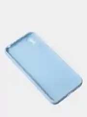 Голубой чехол для Redmi 9A матовый, с дополнительной защитой камеры