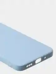 Голубой чехол для Redmi 9A матовый, с дополнительной защитой камеры