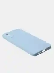 Голубой чехол для Redmi 9A матовый, с дополнительной защитой камеры