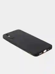 Черный чехол для Redmi 9A матовый, с дополнительной защитой камеры