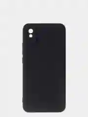 Черный чехол для Redmi 9A матовый, с дополнительной защитой камеры