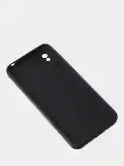 Черный чехол для Redmi 9A матовый, с дополнительной защитой камеры