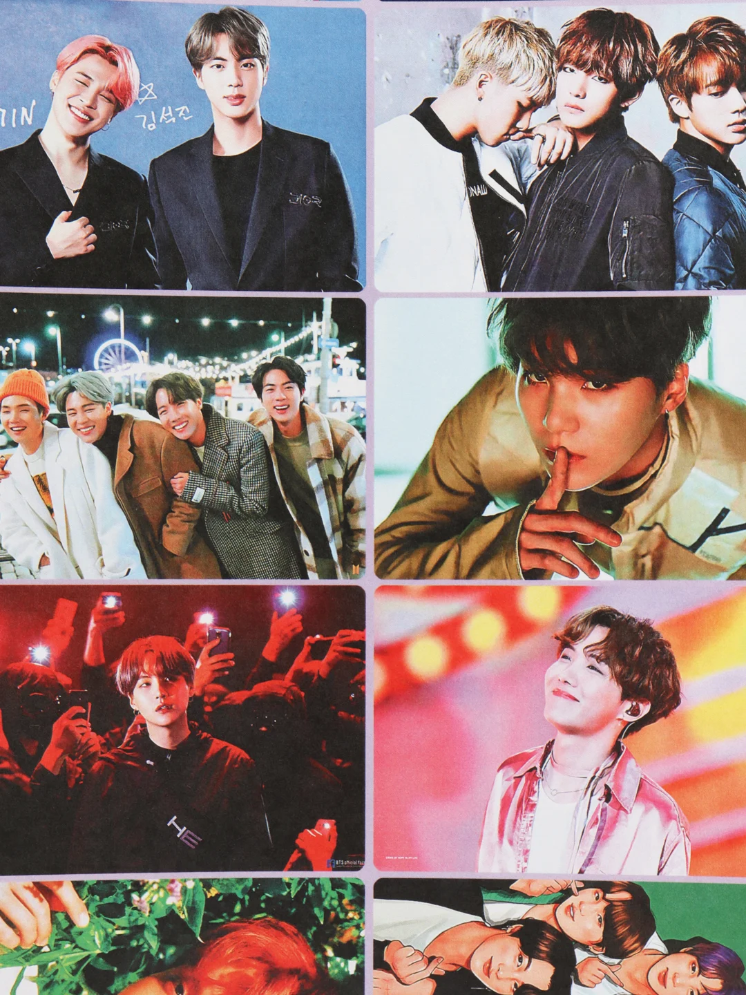 Оранжевый наклейки BTS, K-POP