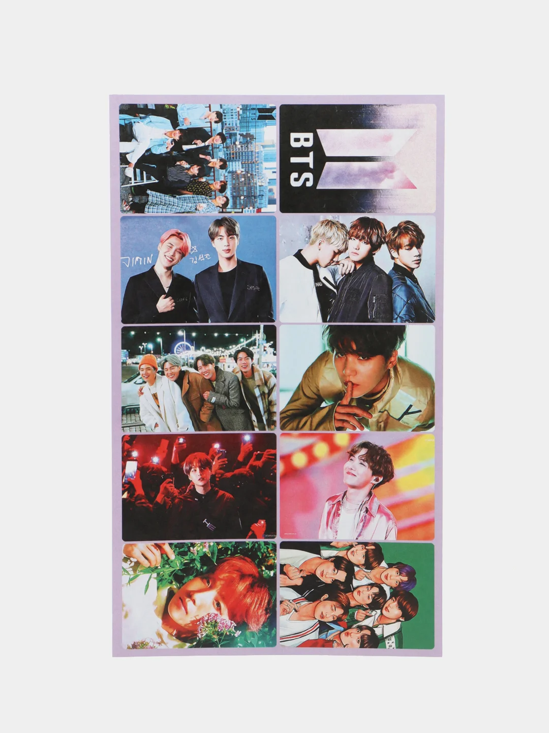 Оранжевый наклейки BTS, K-POP