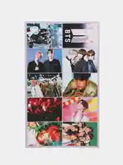 Оранжевый наклейки BTS, K-POP