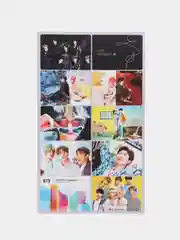 Лайм наклейки BTS, K-POP
