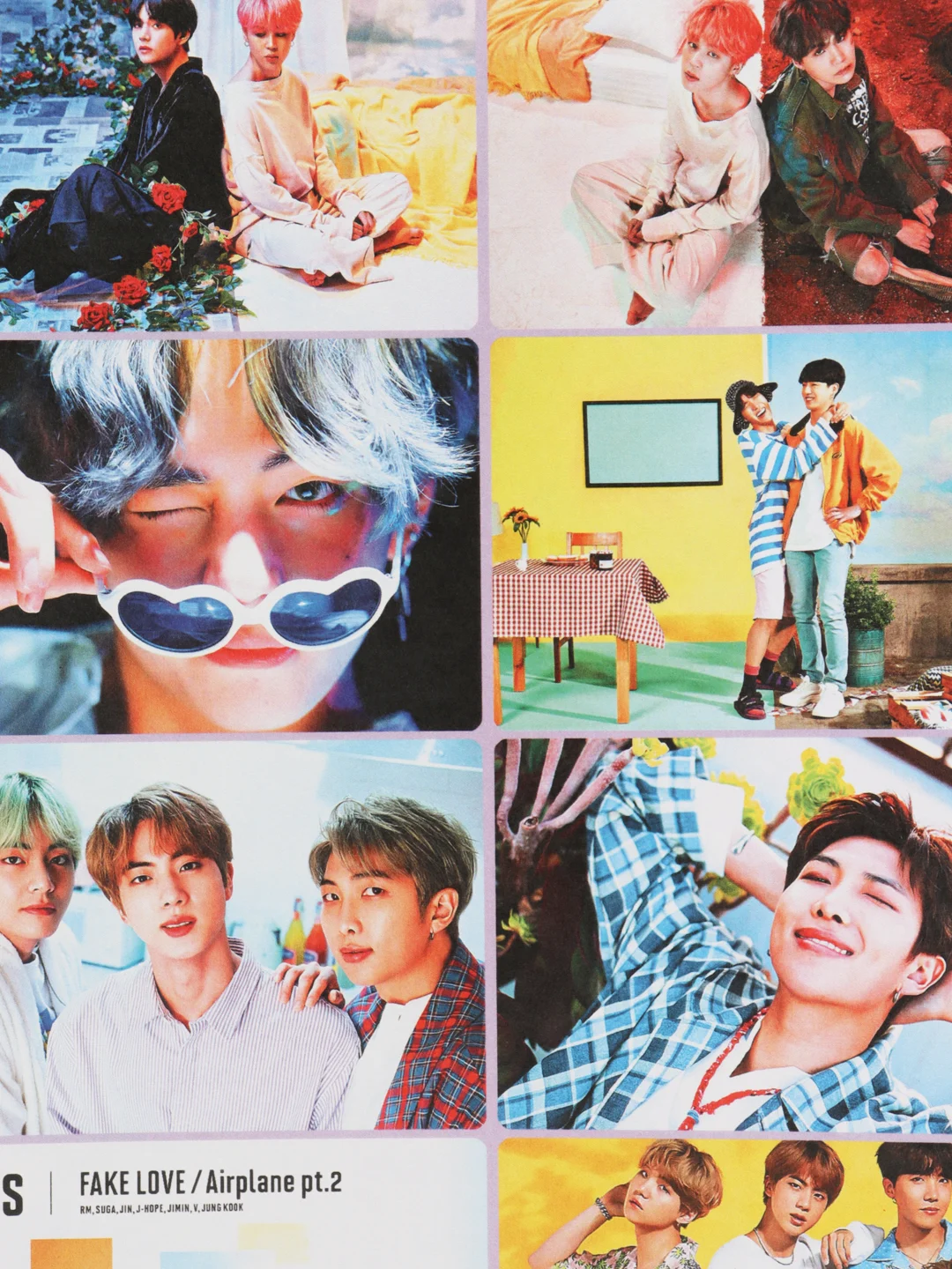 Лайм наклейки BTS, K-POP