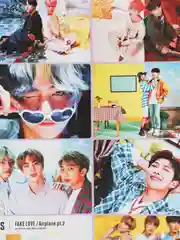 Лайм наклейки BTS, K-POP