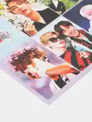 Красный наклейки BTS, K-POP