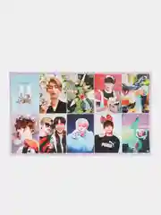 Красный наклейки BTS, K-POP