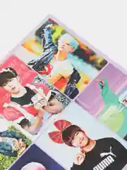 Красный наклейки BTS, K-POP