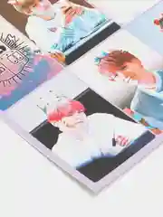 Голубой наклейки BTS, K-POP