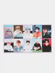 Голубой наклейки BTS, K-POP