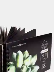 Блокнот для графики Малевичъ GrafArt, Total Black, 150 г/м, 15 х 10 см, 40 л
