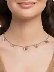 Серебряный цепочка на шею