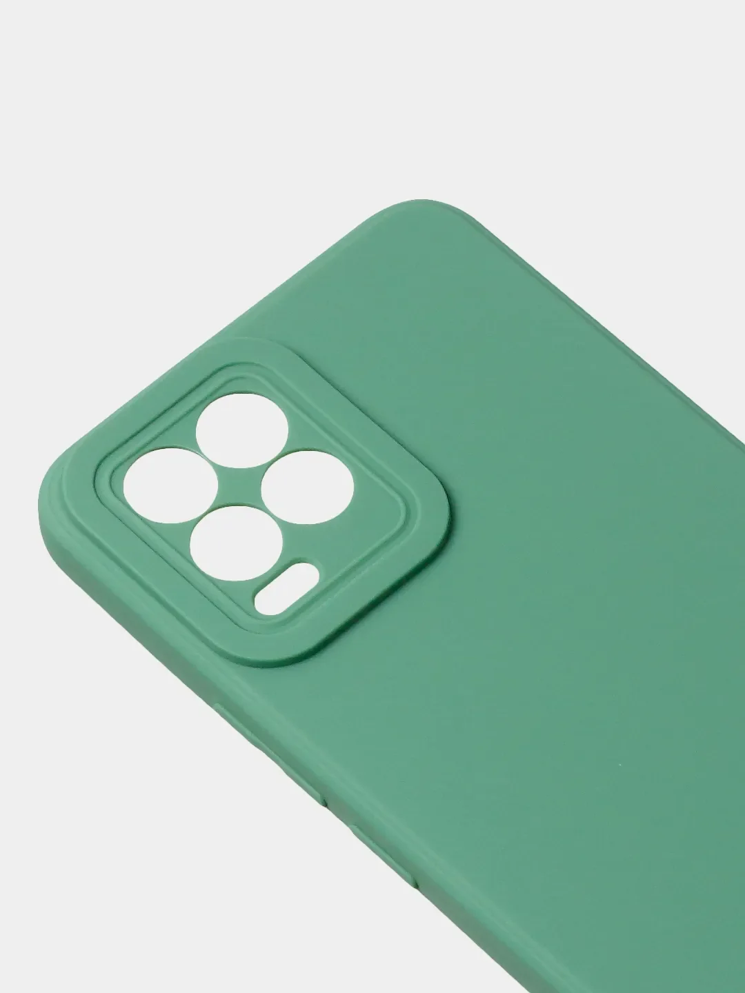 Зеленый чехол для Redmi 9A матовый, с дополнительной защитой камеры