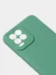 Зеленый чехол для Redmi 9A матовый, с дополнительной защитой камеры