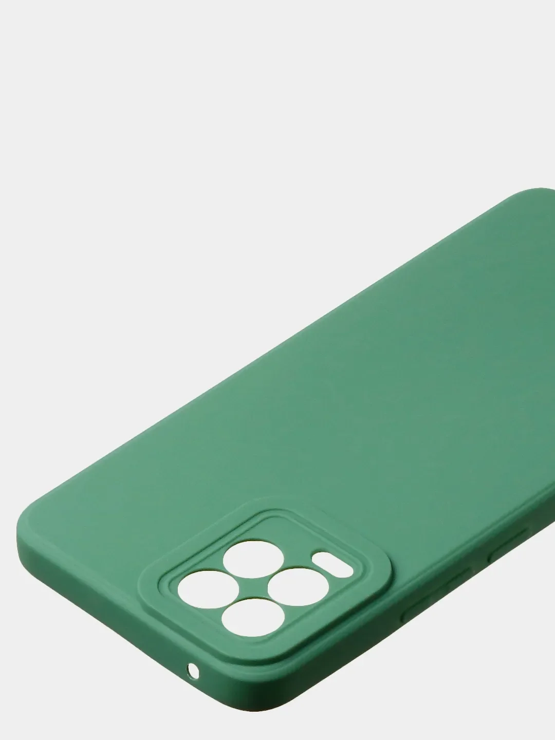Зеленый чехол для Redmi 9A матовый, с дополнительной защитой камеры