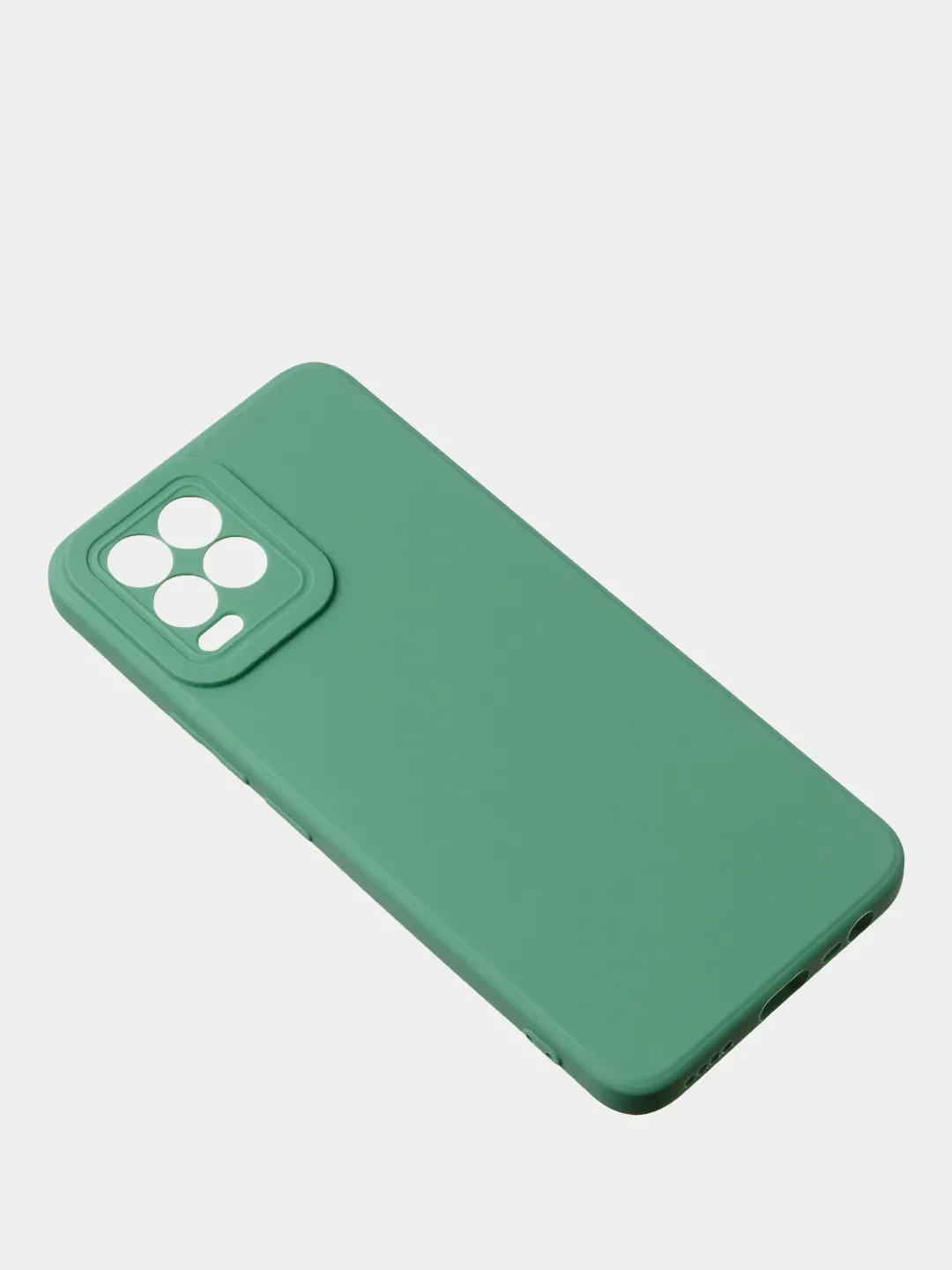 Зеленый чехол для Redmi 9A матовый, с дополнительной защитой камеры