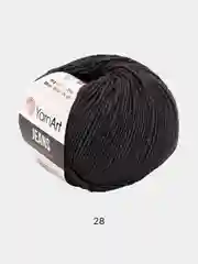 Угольный пряжа YarnART Jeans, 50 г-160 м, 55% хлопок-45% акрил