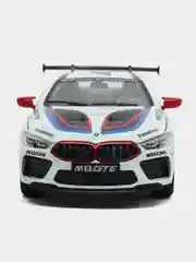 Белый машина металлическая Mini Auto 1:24 BMW M8 GTE DC24232