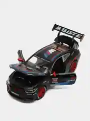Черный машина металлическая Mini Auto 1:24 BMW M8 GTE DC24232