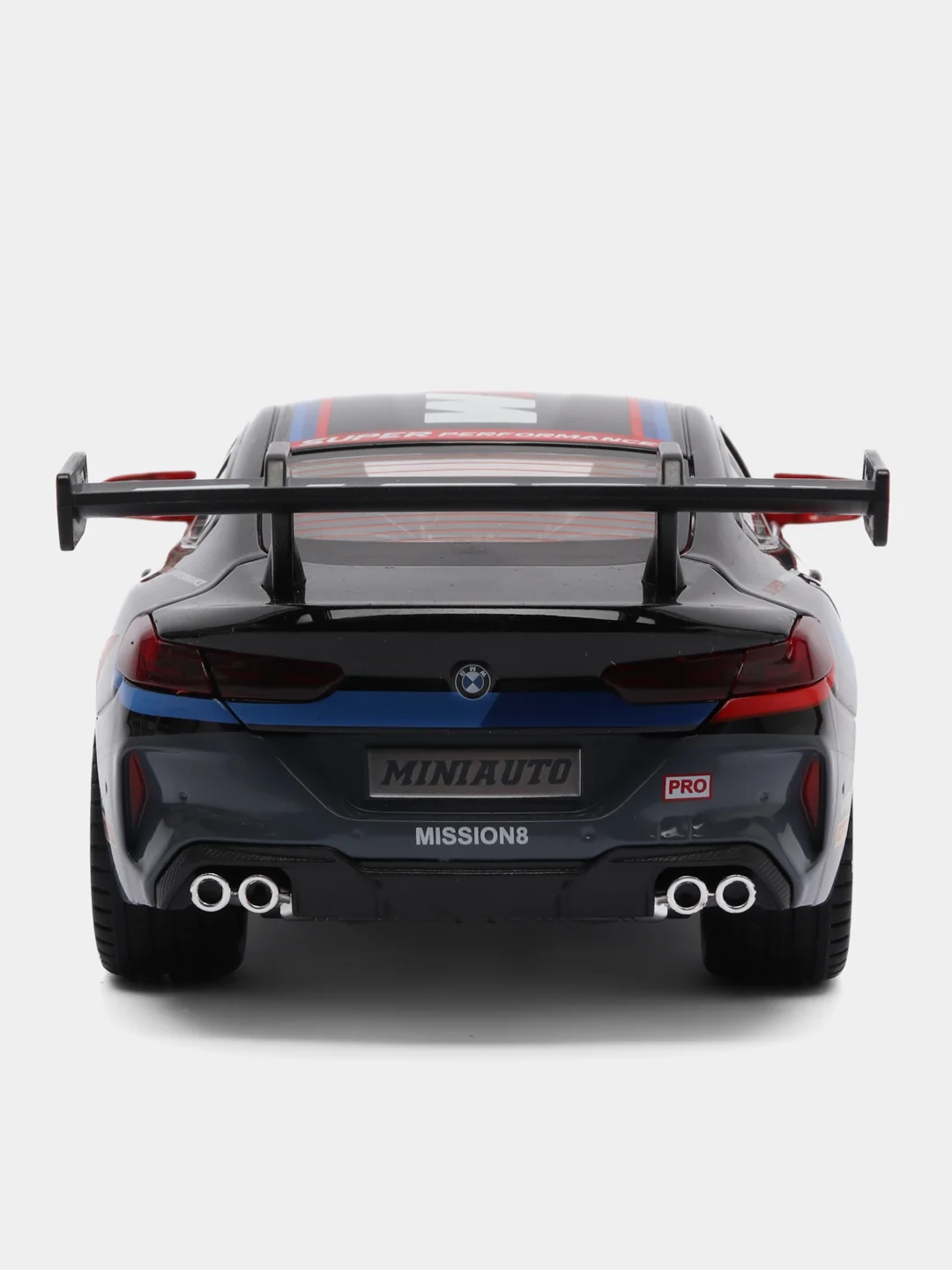 Черный машина металлическая Mini Auto 1:24 BMW M8 GTE DC24232