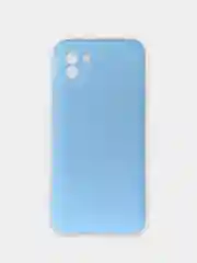 Голубой чехол Samsung Galaxy A03. Самсунг Галакси А03 силиконовый