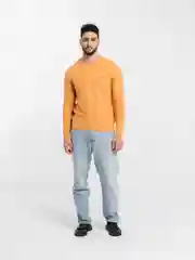 Оранжевый джемпер мужской