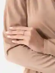 Лавандовый кольцо цветное металлическое безразмерное