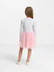 Розовый платье для девочки, с длинным рукавом, 3-7 лет
