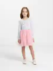 Розовый платье для девочки, с длинным рукавом, 3-7 лет