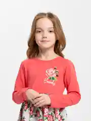 Фуксия платье для девочки с длинным рукавом, повседневное, 3-7 лет