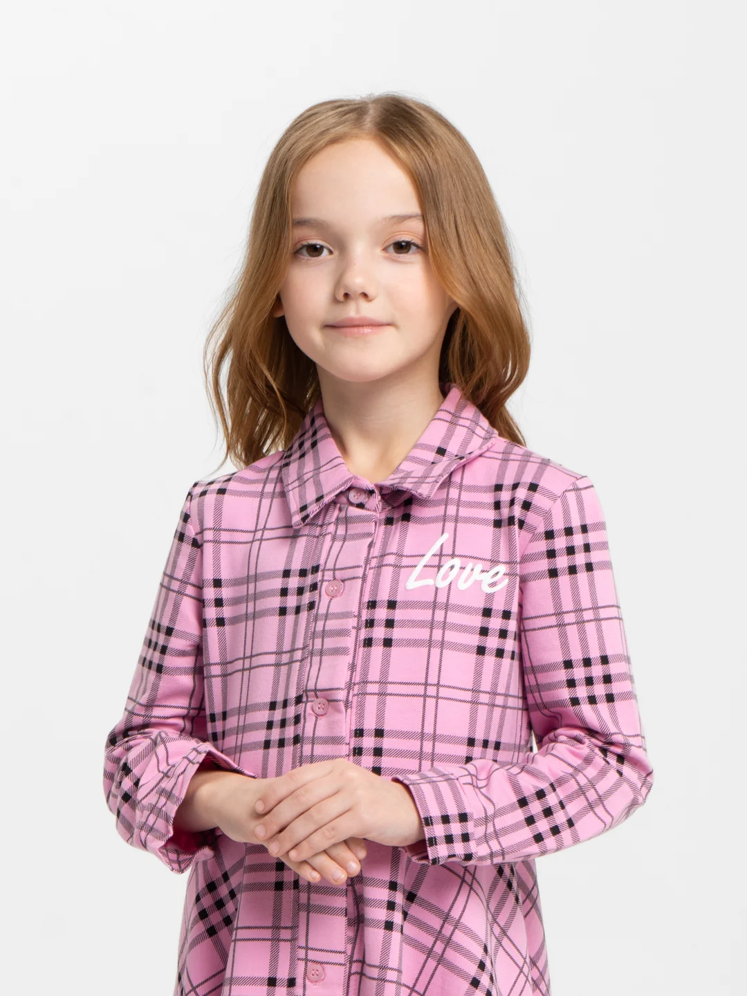 Розовый платье для девочки с длинным рукавом, 3 - 7 лет