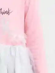Серый платье для девочки, с длинным рукавом, 3-7 лет