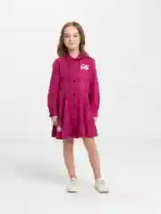 Фуксия платье для девочки с длинным рукавом, 3 - 7 лет