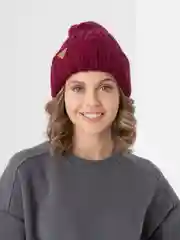 Бордовый шапка  женская двухслойная Бетта
