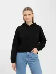 Черный толстовка, худи женская с капюшоном