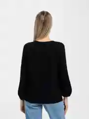 Черный кардиган женский вязаный, оверсайз, кофта