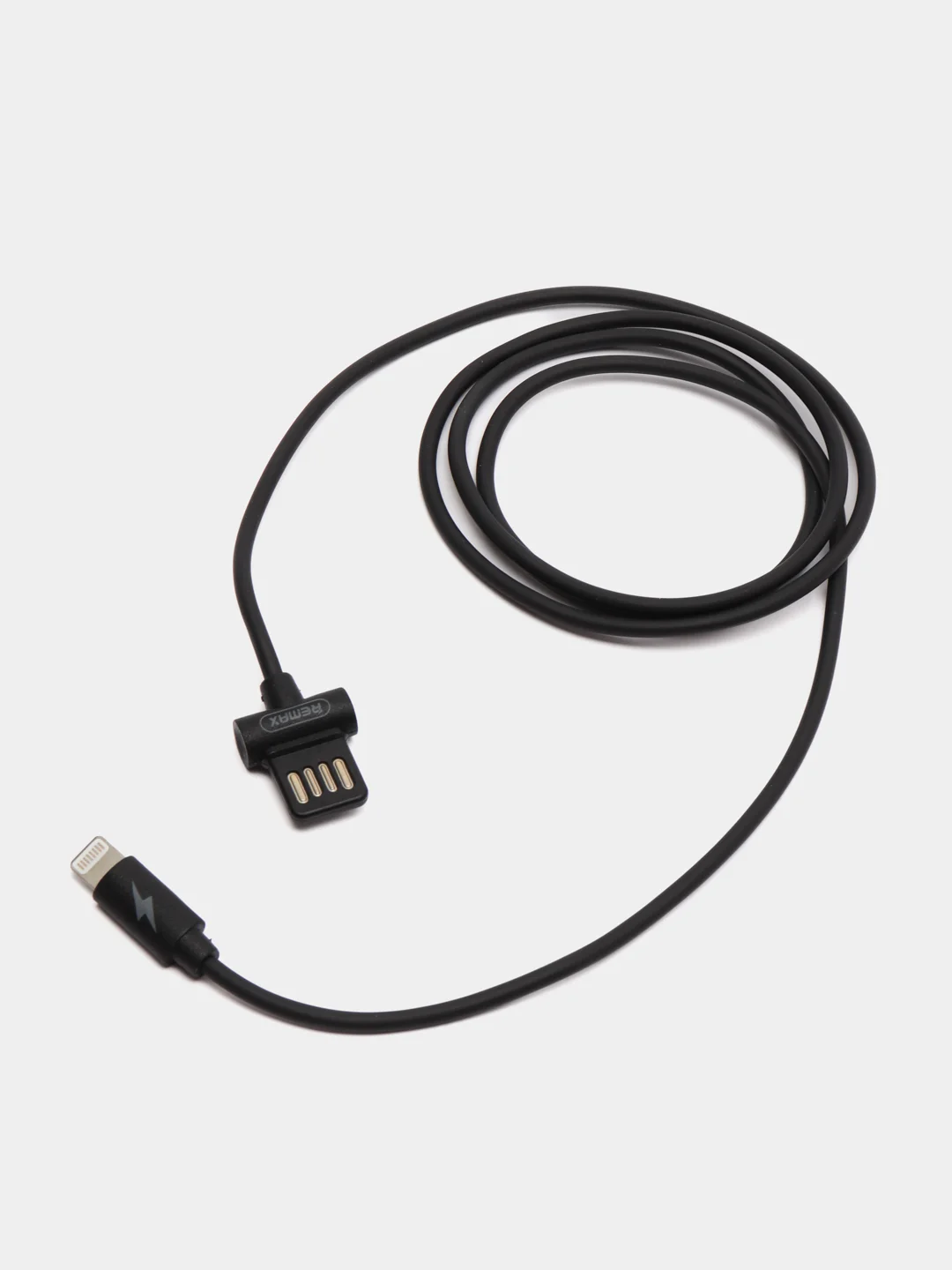 Черный usb-кабель Remax RC-082i, 8 pin, 1.0 м