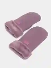 Марсала варежки зимние женские, меховые