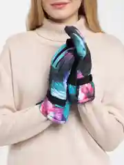 Синий горнолыжные перчатки, теплые зимние, болоньевые унисекс